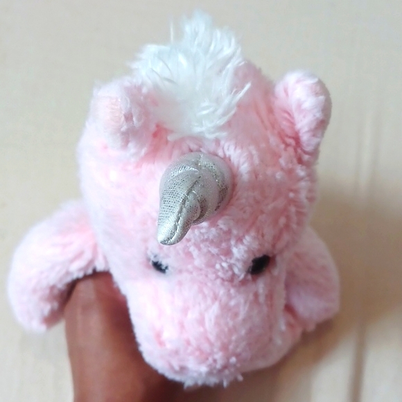 •Cuddly Friends - 12" Pink Unicorn cuddly soft stuffed animal Plush Lovey Toy - Picture 8 of 9
